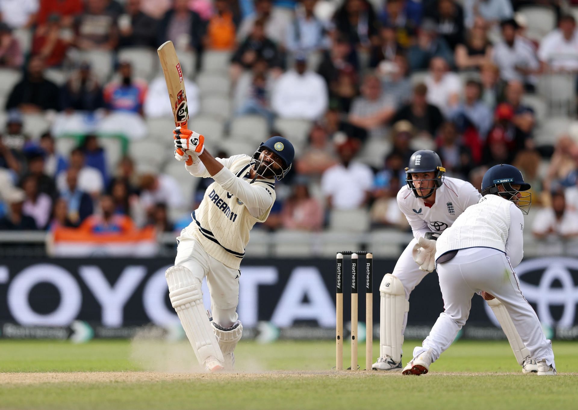 Ravindra Jadeja has primarily batted at No. 7 or lower in Tests. [P/C: Getty]