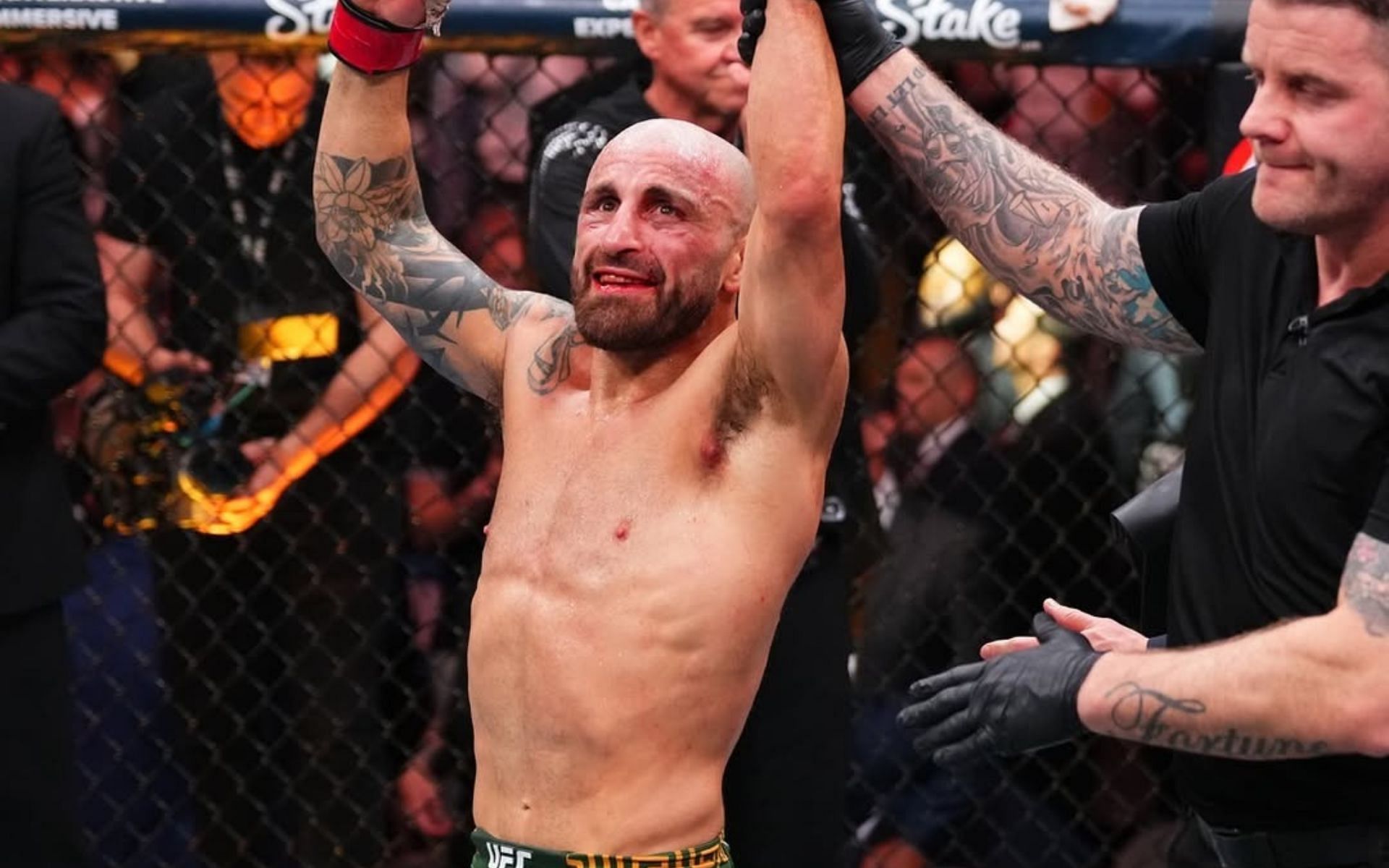 Alexander Volkanovski discusses his potential retirement. [Image courtesy: @ufc on Instagram]