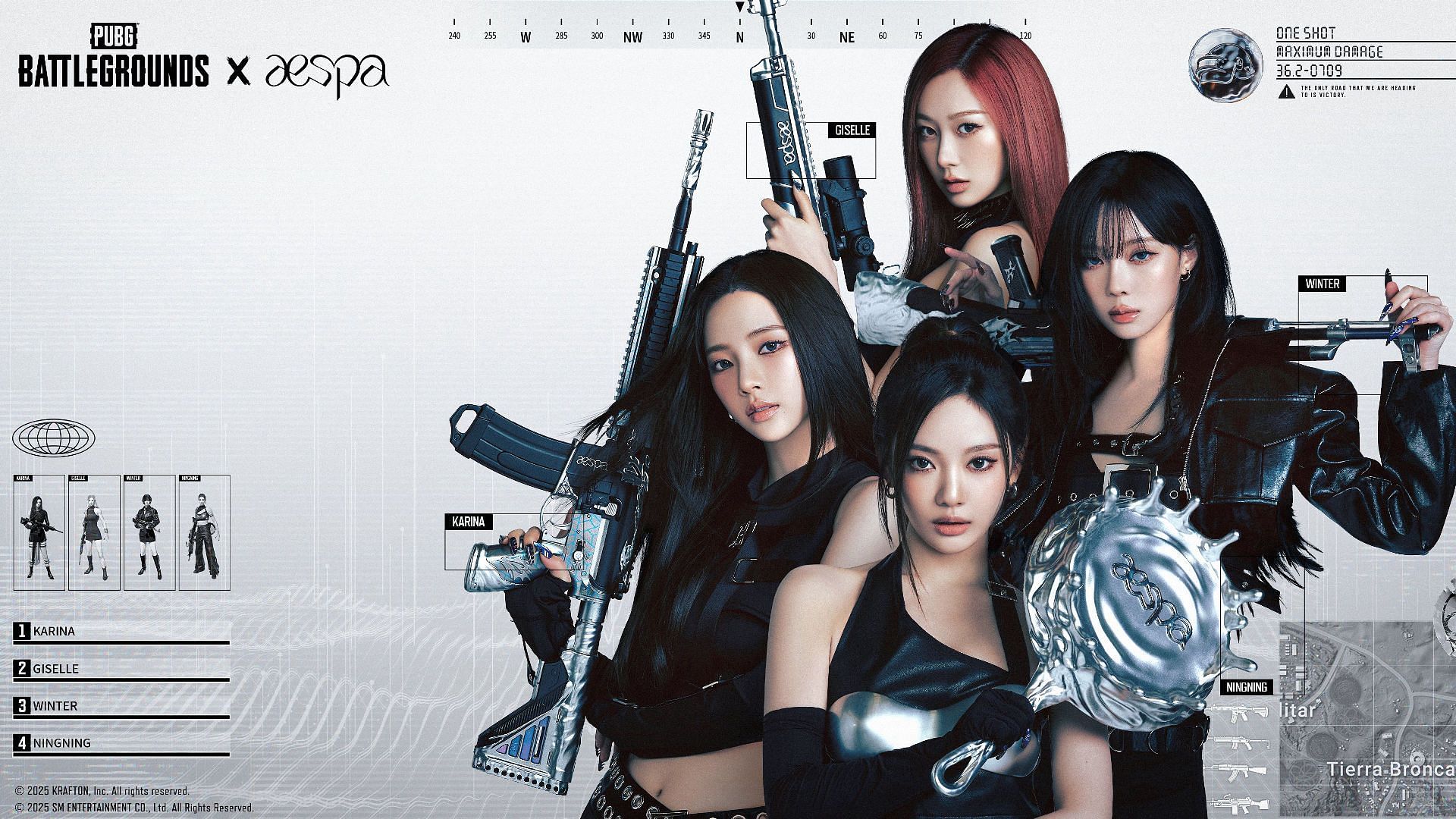 aespa x PUBG (Image via X/@PUBG)