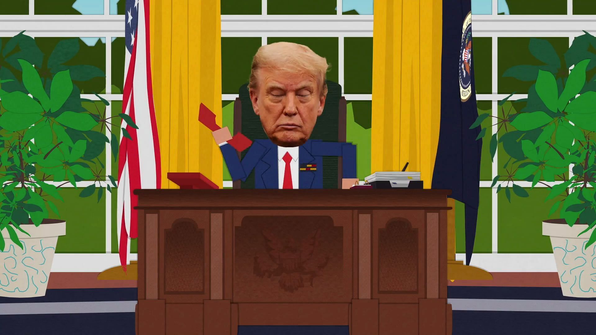 Donald Trump in South Park season 27 episode 1 (Image via Paramount+)