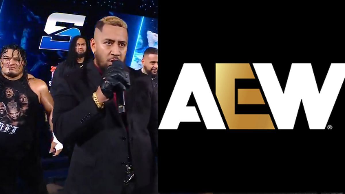 AEW deleted a message for The Bloodline (Image via WWE &amp; AEW