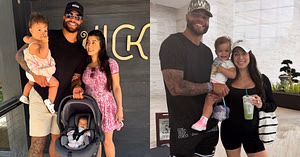 Dak Prescott takes break from training to enjoy family time with fiancée, Sarah Jane, and kids at Cowboys camp [WATCH]