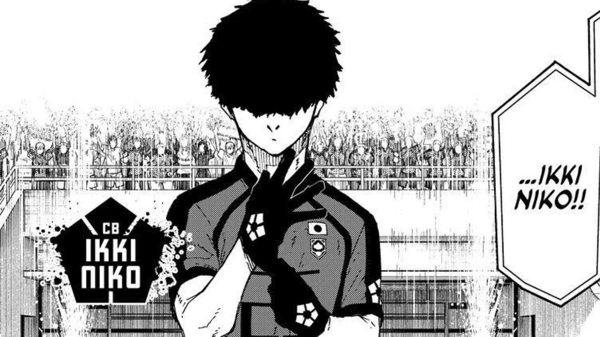 Ikki Niko as seen in the Blue Lock manga (Image via Kodansha)
