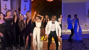 In Photos: Leon Draisaitl, Zach Hyman, Cody Ceci's partners attend ex-Oiler Warren Foegele and Alexandra Servos' wedding