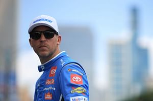 Denny Hamlin fumes over Joe Gibbs Racing’s engine failure in Chicago