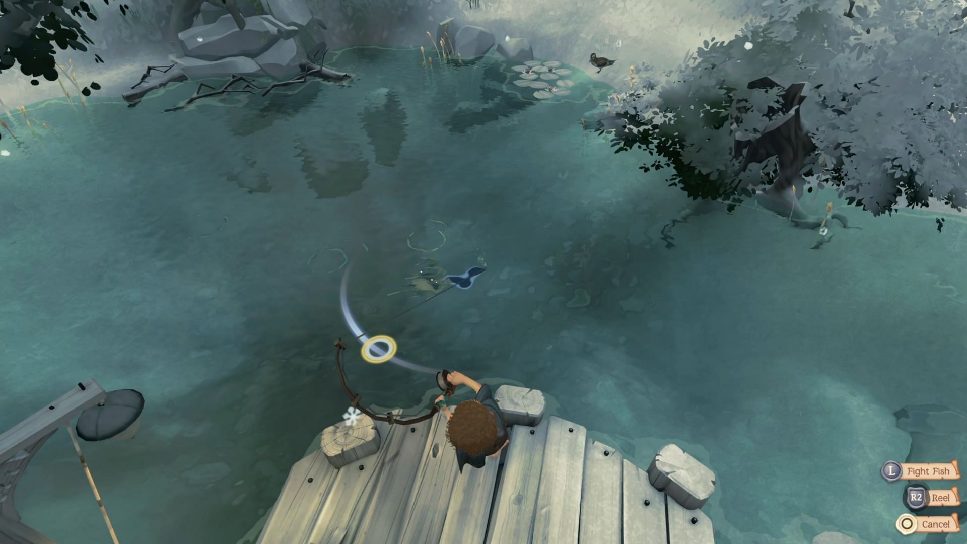 It won&#039;t take long before you&#039;re a master at fishing (Image via Take-Two Interactive)