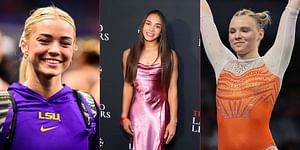 Olivia Dunne and Jade Carey react to Olympic champion Hezly Rivera launching her signature leotard line