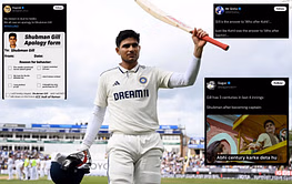 "The captain is roaring" - Fans react as Shubman Gill backs up his 269 with a stunning 161-run knock in ENG vs IND 2025 2nd Test