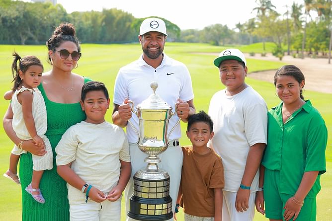 Tony Finau writes a proud message for his ‘big dawg’ as he achieves major career milestone