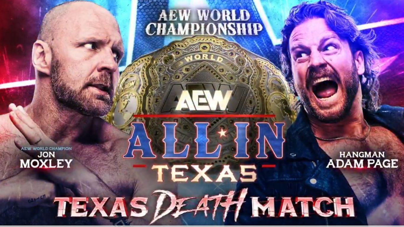 Jon Moxley vs Hangman Page at All In  [ Image from AEW