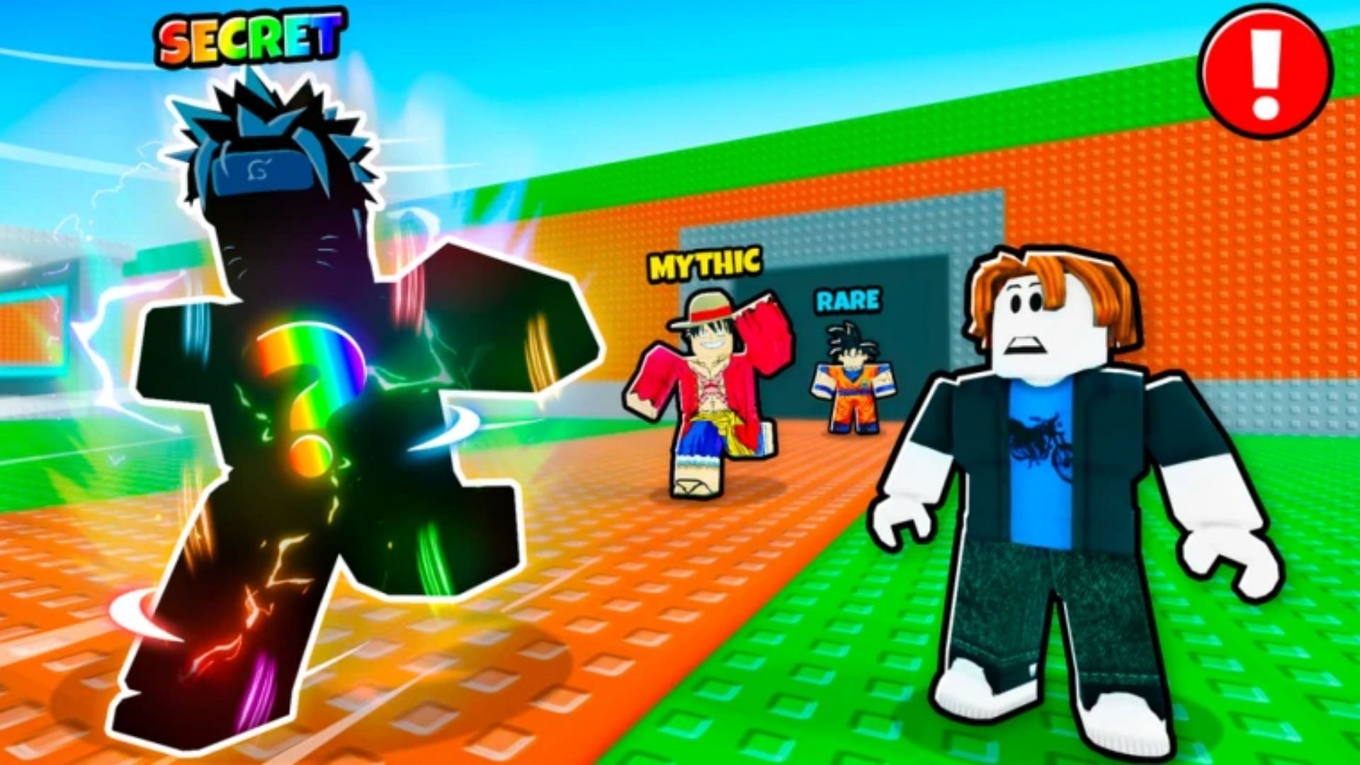 Collect anime-themed characters in Steal Anime (Image via Roblox)