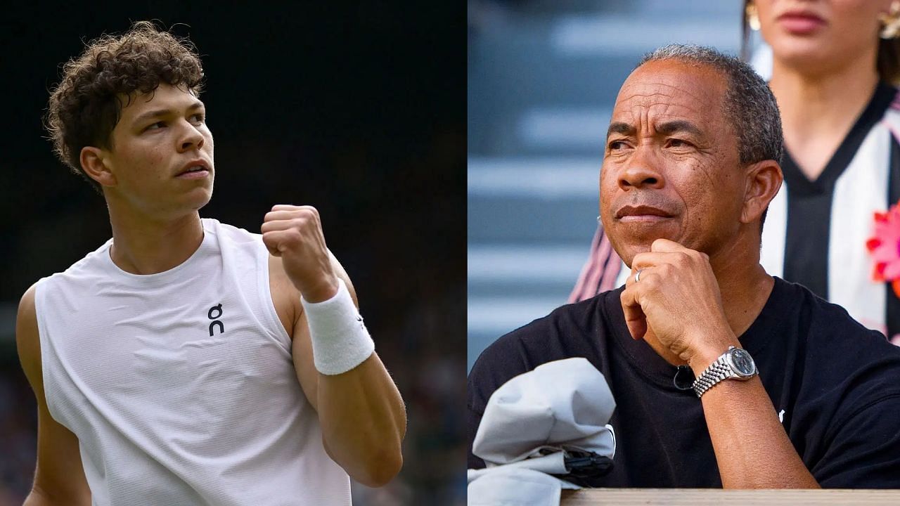 In Pictures: Ben Shelton and his father Bryan Shelton (Image via: Both Getty)