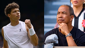 Ben Shelton sends touching message to father Bryan as American upstages what he did 31 years ago at Wimbledon by reaching QF