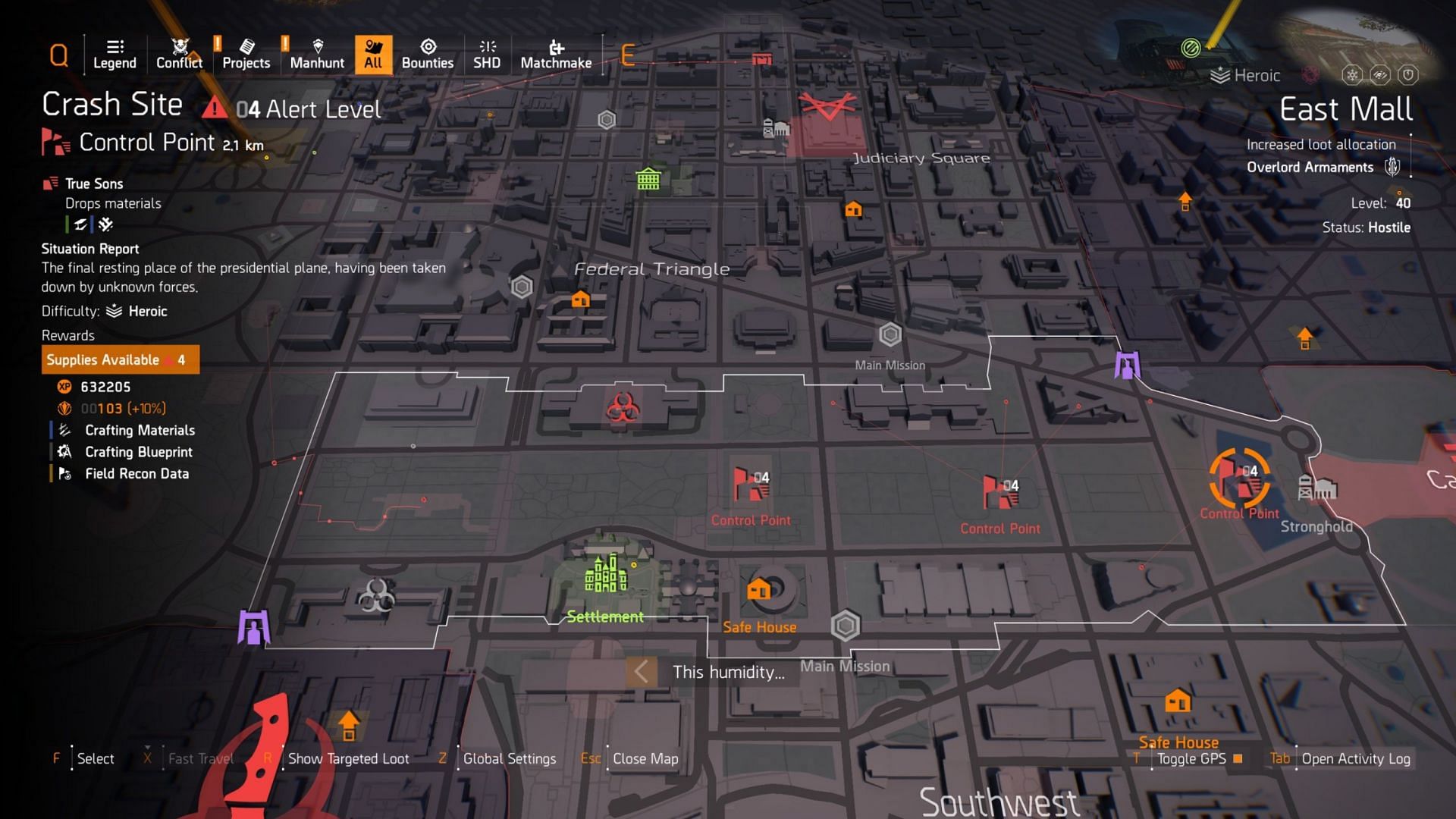Control Point in East Mall (Image via Ubisoft) 