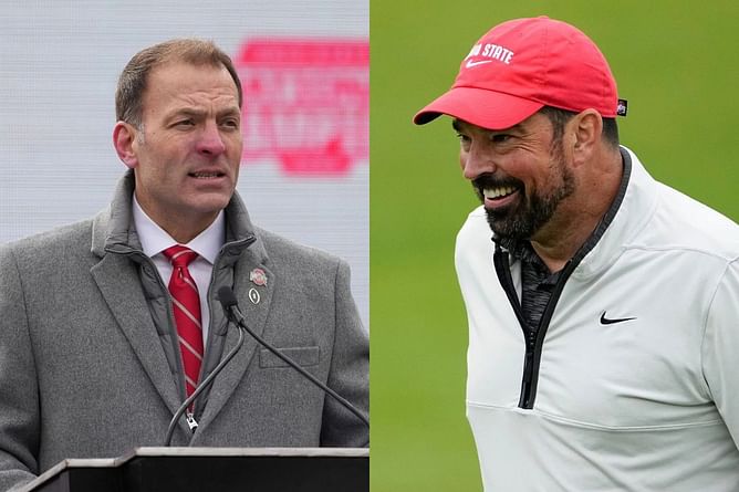 Amid rumored Ryan Day-Ross Bjork feud, Ohio State insider dishes on recruiting indifference between Buckeyes HC and AD