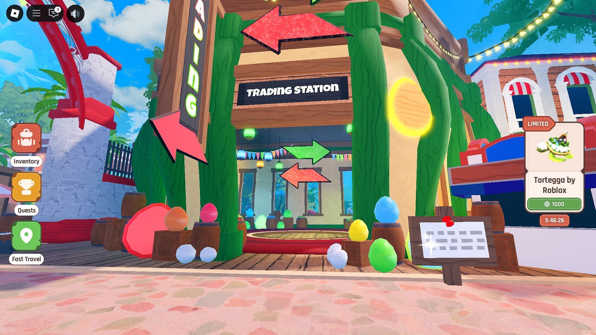 The Trading Station (Image via Roblox)