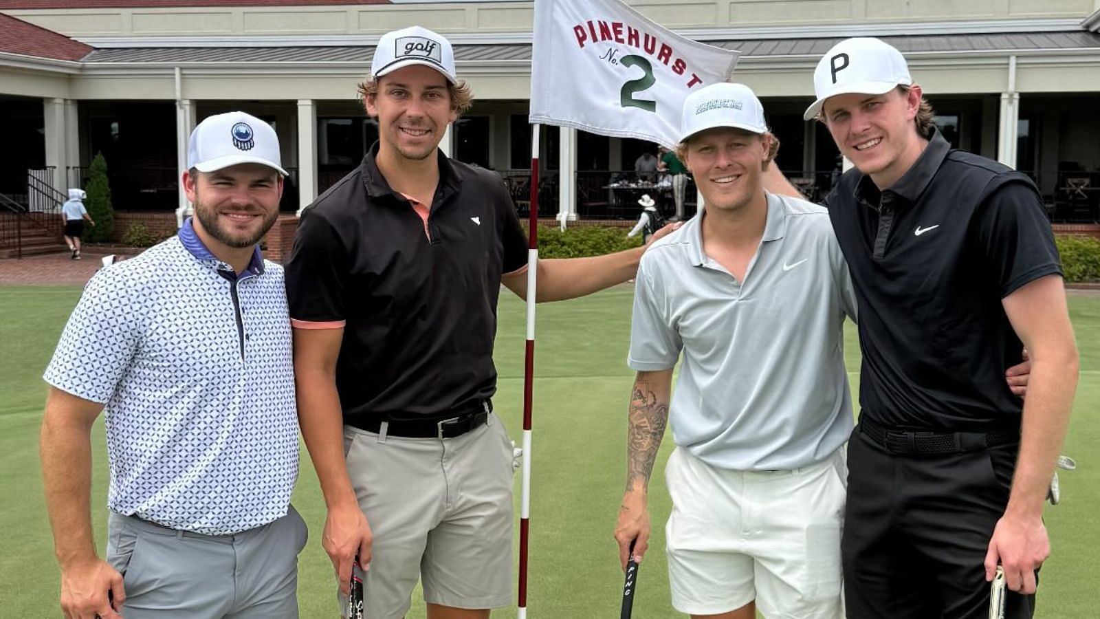 Caps Dylan Strome links up with Alex DeBrincat and Adam Boqvist on golf course