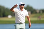 Kurt Kitayama after his winning putt at the 3M Open 2025 - Final Round - Source: Getty
