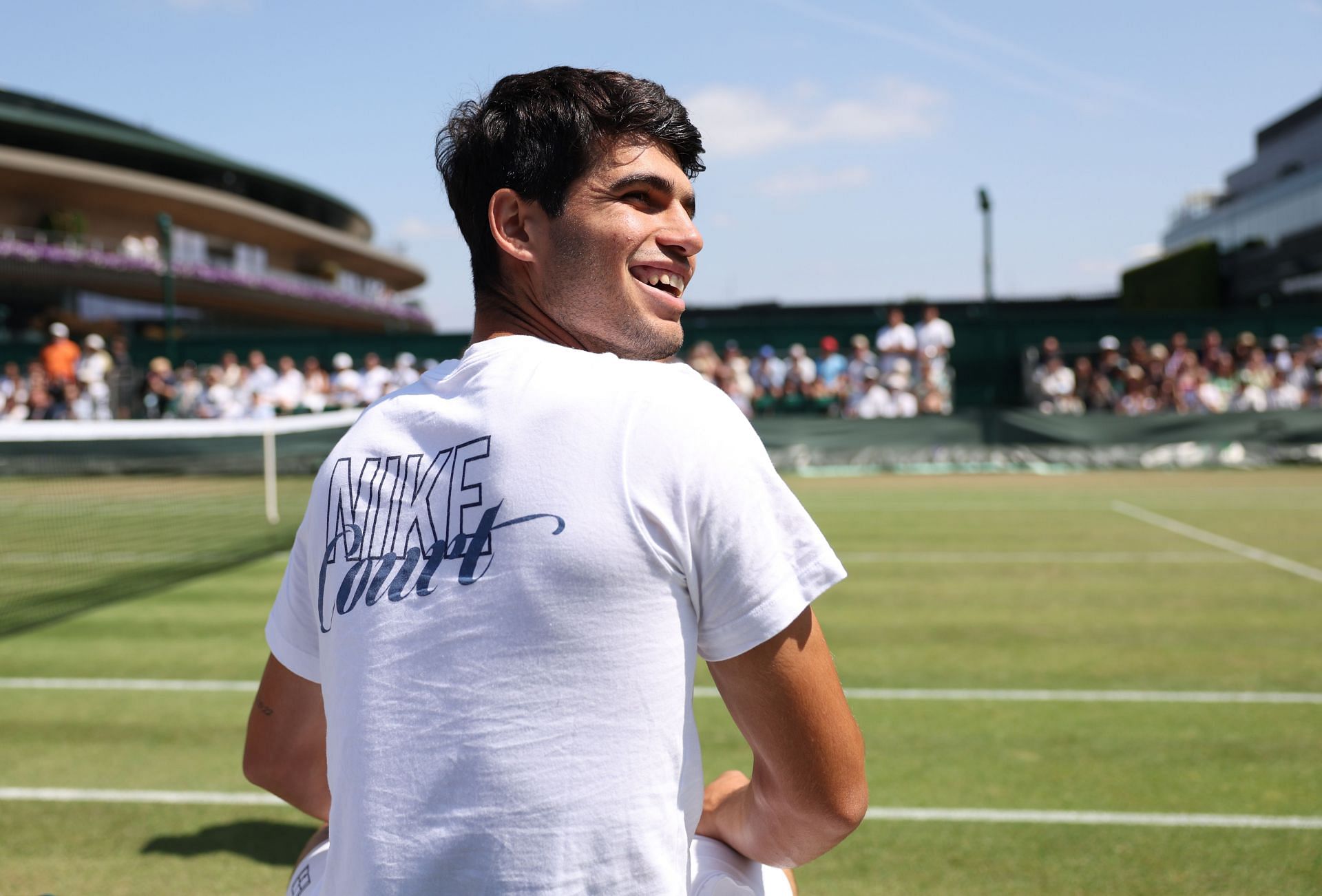 Alcaraz at the Championships - Wimbledon 2025 - (Source: Getty)