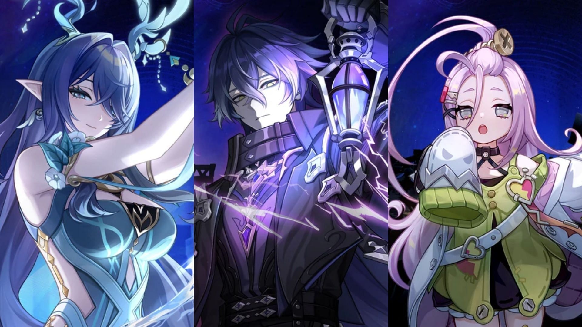The anticipated new sets are likely for Lauma, Flins, and Aino (Image via HoYoverse)