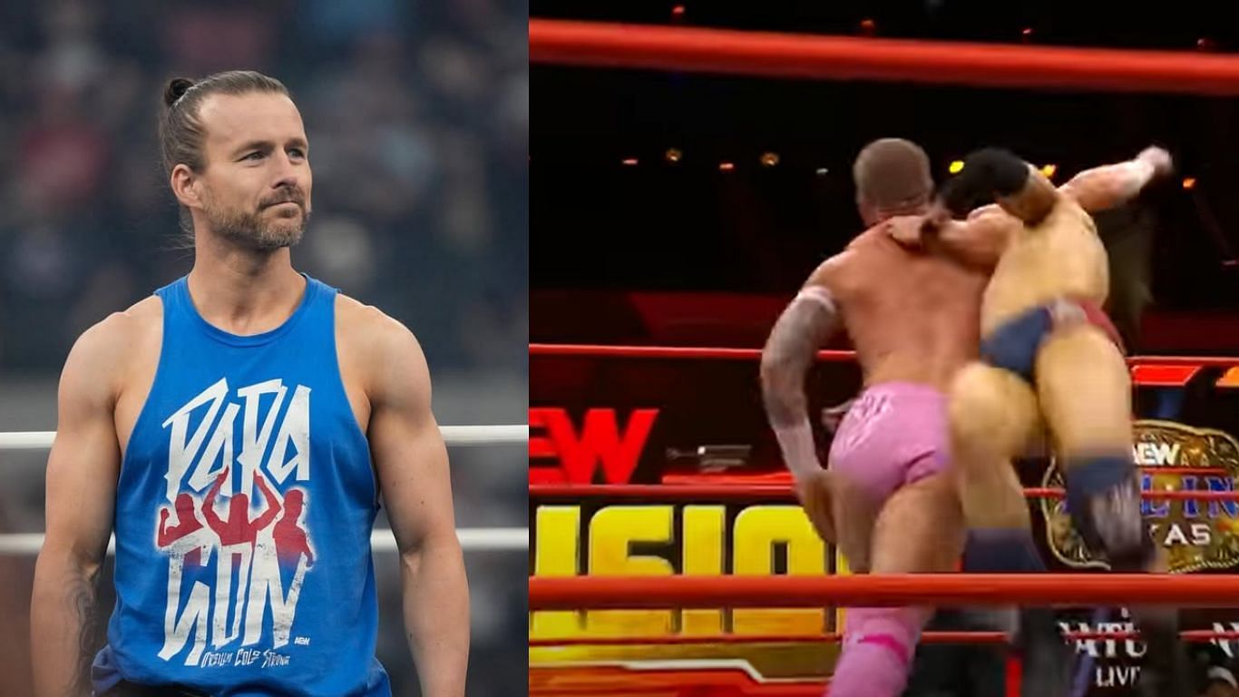 Adam Cole gave a heartfelt speech at All In following injury [ Images from Cole