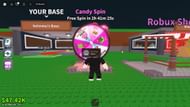 How to unlock the secret candy base to steal a brain 5 Spin wheel of Candy (image via roblox)