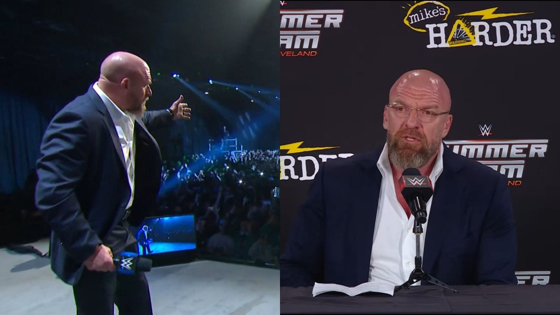 WWE Chief Content Officer Triple H (Images via WWE
