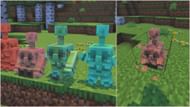Copper golem can be mined and moved anywhere (Image via Sportskeeda Gaming || Mojang Studios)