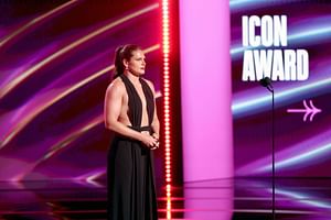 Ilona Maher, Angel Reese, and other athletes react as A’ja Wilson rocks one-leg red gown ahead of WNBA All-Star Game