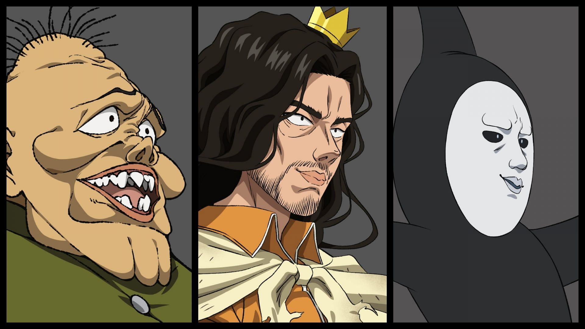 One Punch Man season 3 unveils visuals for President Ugly, Homeless Emperor, and Black Sperm