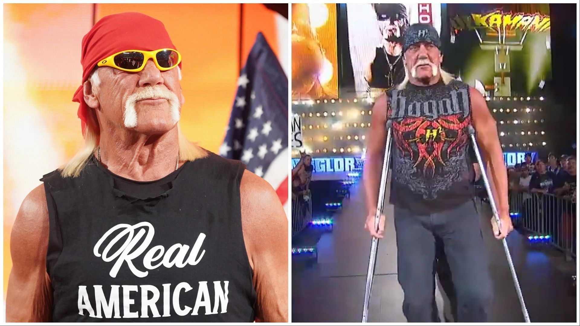 Hulk Hogan passed away on July 24. (Photos: WWE.com and TNA Wrestling on YouTube)