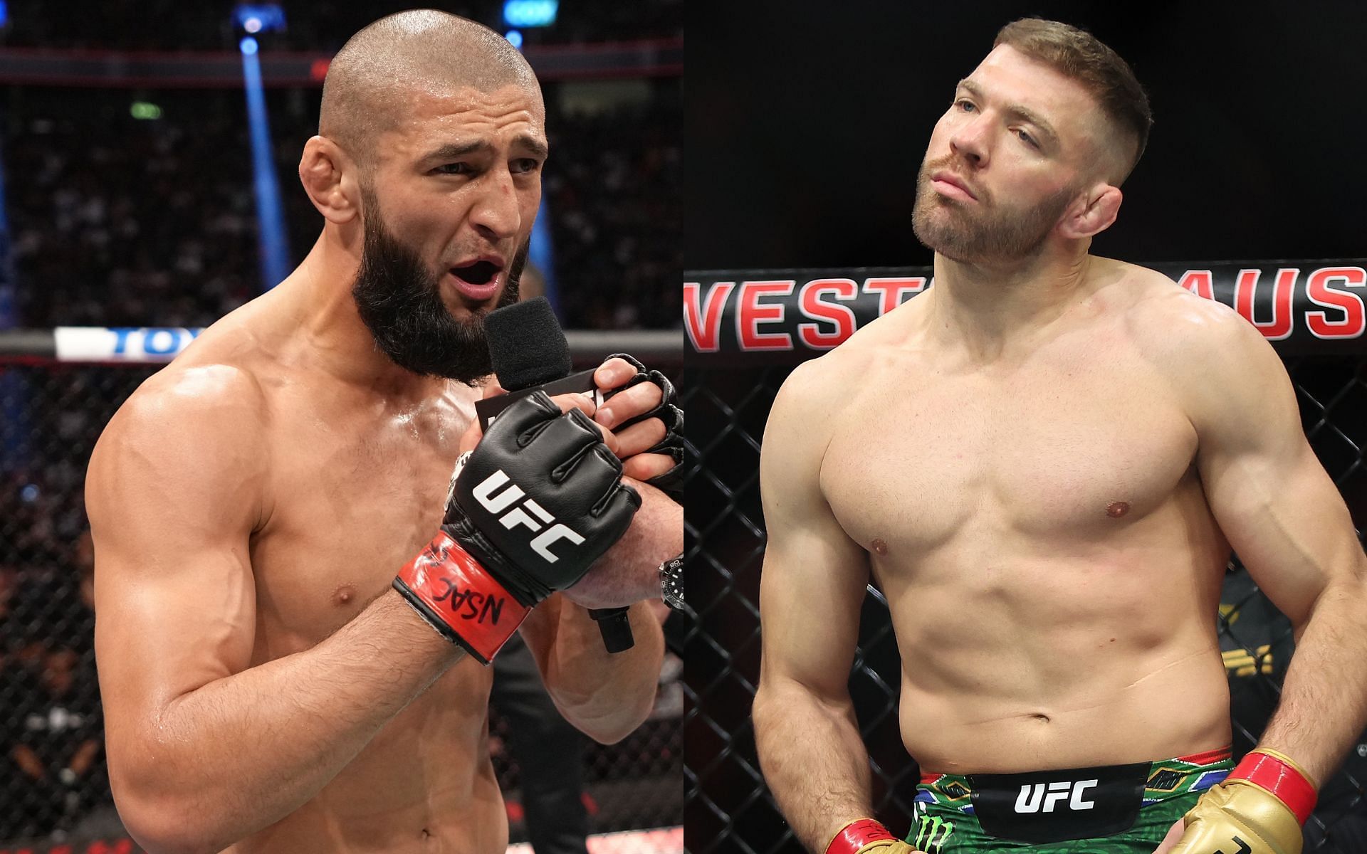 UFC analyst points out the issues if Khamzat Chimaev (left) dethrones Dricus du Plessis (right).  [Images courtesy: Getty]