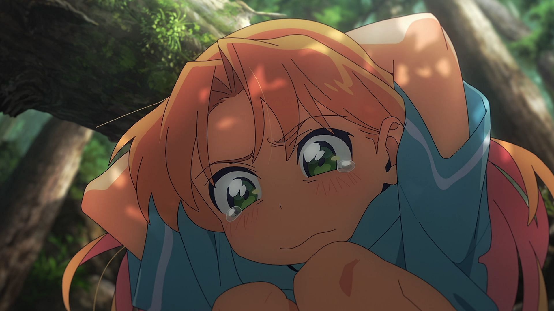 Ruri Tanigawa as seen in Ruri Rocks episode 1 (Image via Studio Bind)