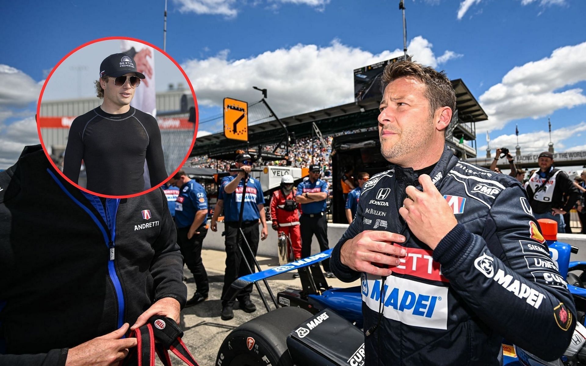 Santino Ferrucci and Marco Andretti