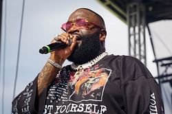 Rick Ross says he went fishing with 50 Cent's youngest son "Bruce Leroy" while his mother was seemingly at Diddy's Star Island mansion