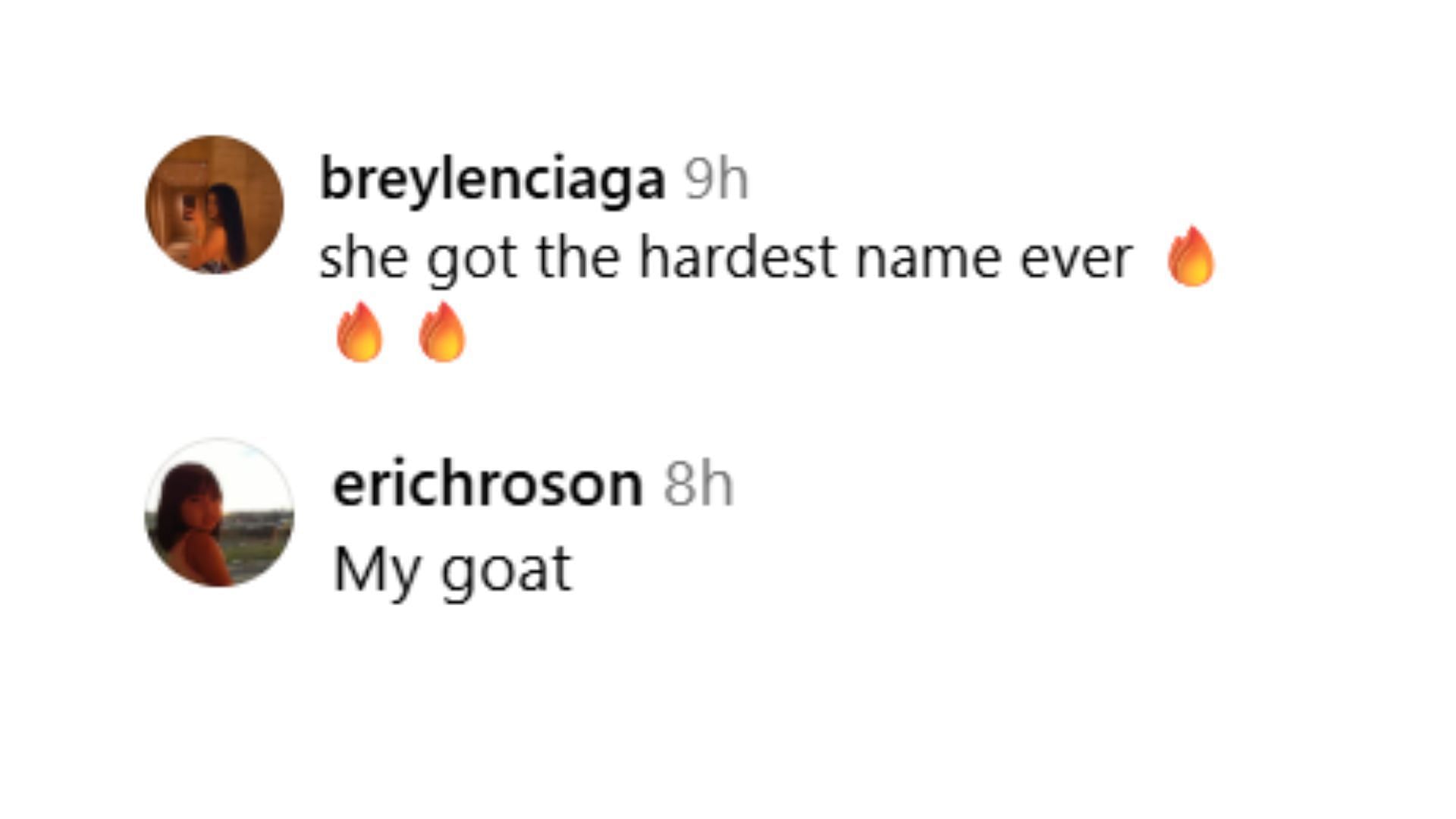 Other reactions to Ice Brady&#039;s video highlights (Image Source: @uconnwbb/Instagram)