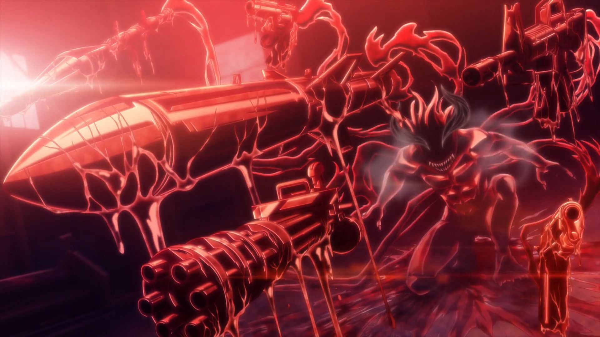 Shiki- Demon Form- as seen in Tougen Anki episode 1 (Image via Hibari)