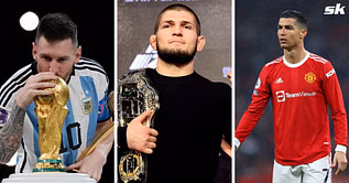 "What he’s accomplished simply can’t be denied" - Khabib Nurmagomedov makes claim when asked to pick between Lionel Messi and Cristiano Ronaldo