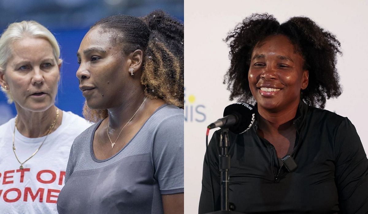Serena Williams, her ex-coach, Rennae Stubbs, and Venus Williams - Source: Getty