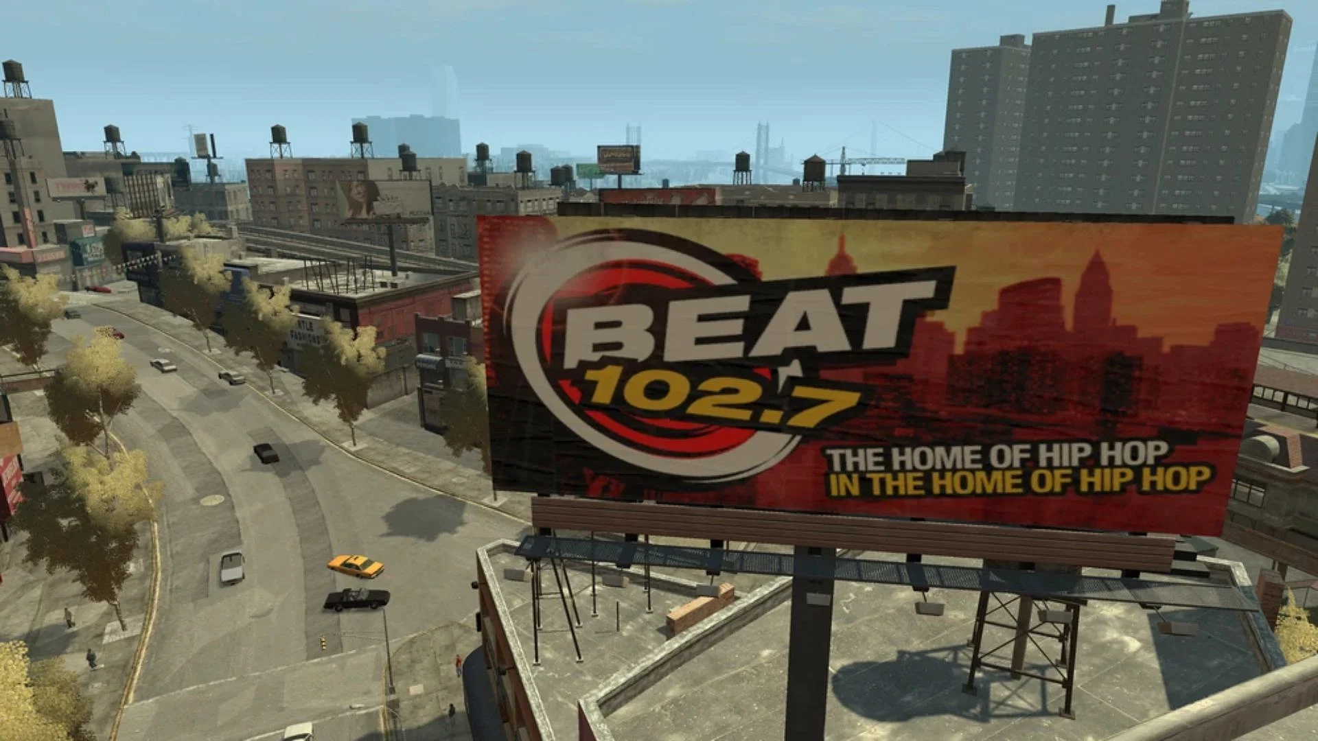 Beat 102.7 is a radio station in Liberty City (Image via GTA Wiki || Rockstar Games)
