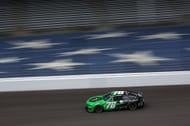 Legge, driver of the #78 Droplight Chevrolet, drives during qualifying for the NASCAR Cup Series Brickyard 400 - Source: Getty