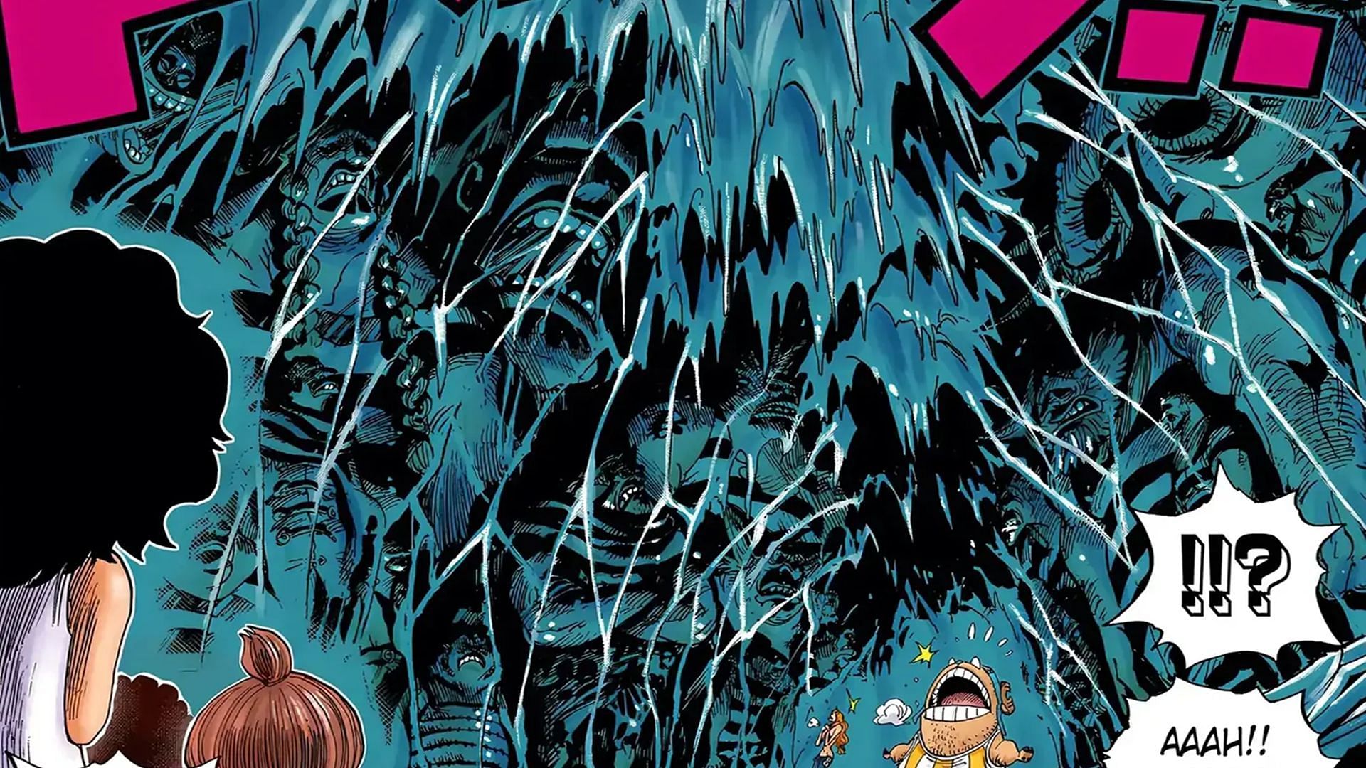 The Giants frozen in Punk Hazard are the Galley-La shipbuilders (Image via Shueisha)