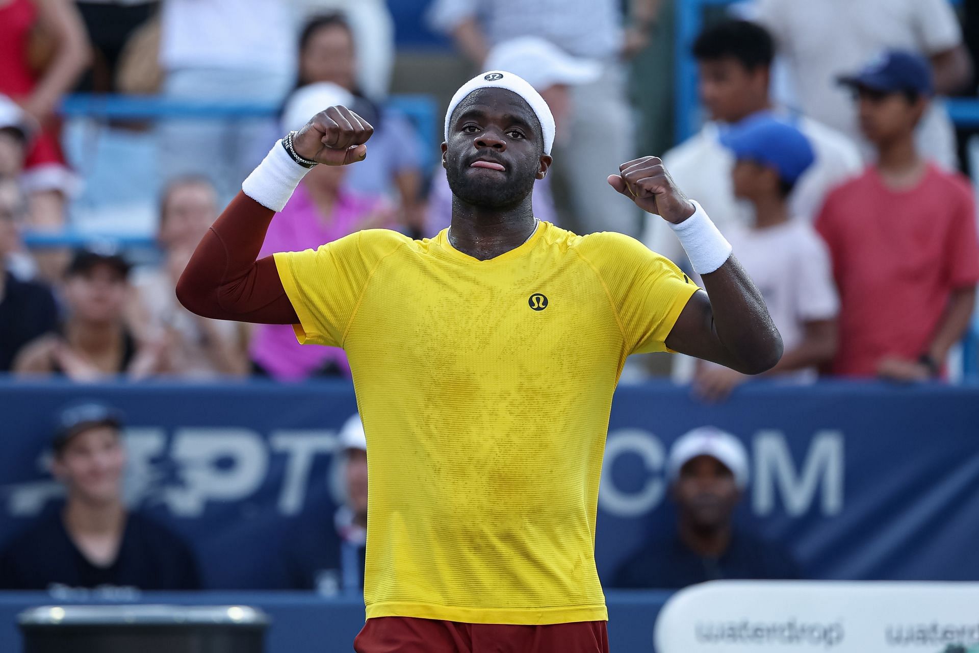 In Picture: Tiafoe in action (Getty)