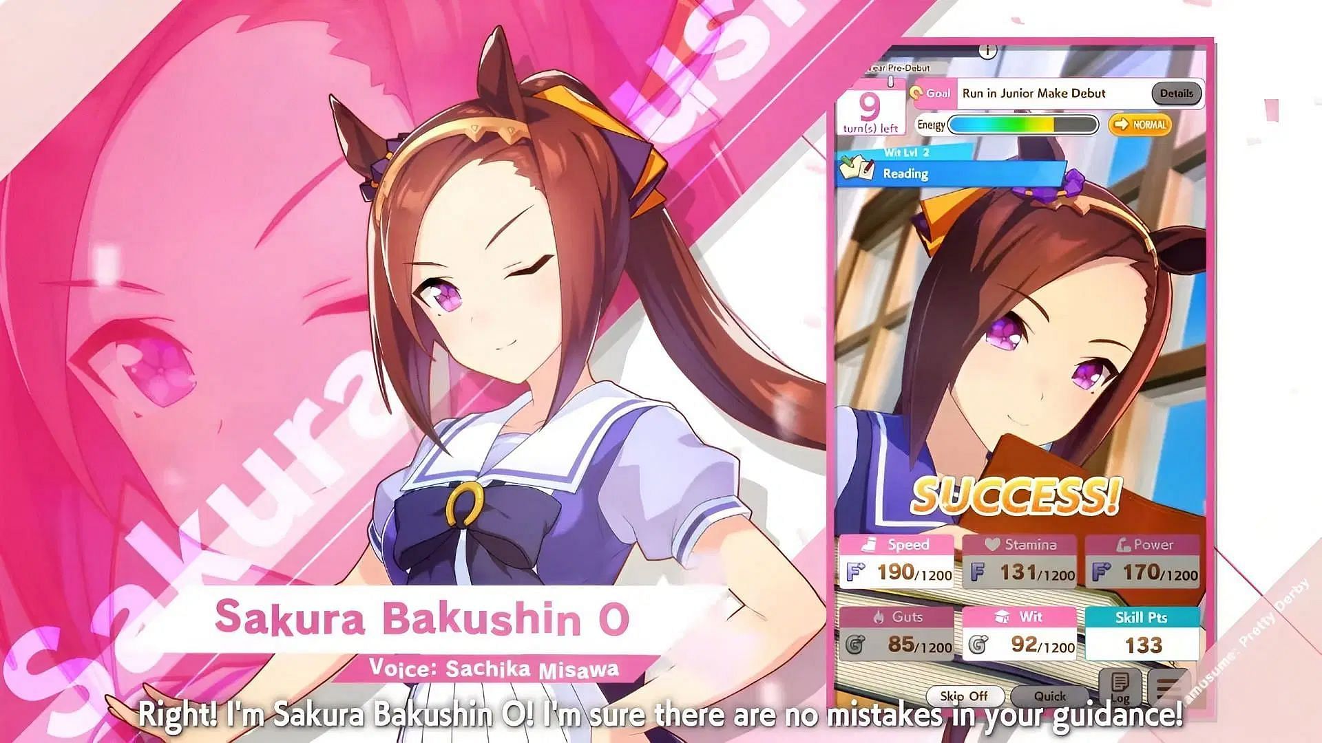 Sakura Bakushin O in Umamusume: Pretty Derby (Image via Cygames)