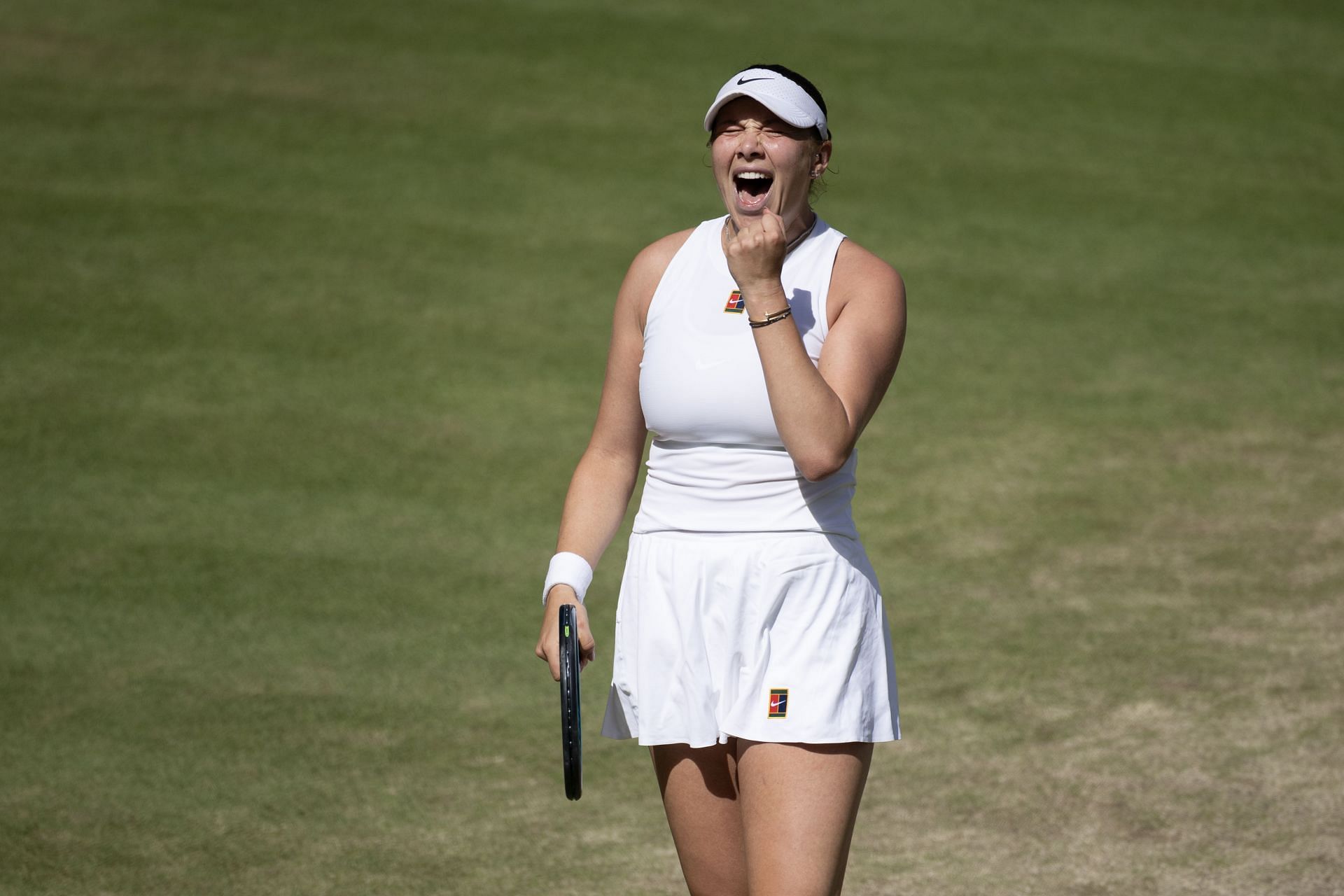 In Picture: Amanda Anisimova in action (Getty)