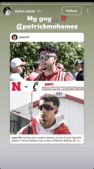 Raiolaův příběh Instagramu