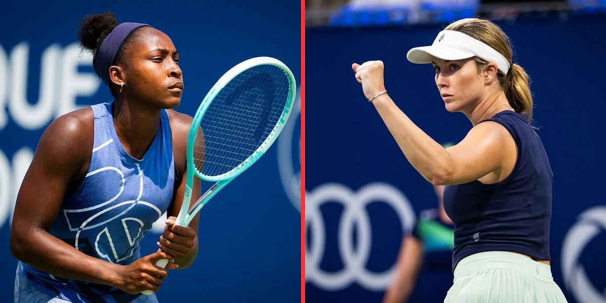 Coco Gauff (L) and Danielle Collins (R) (Image Source: Getty)