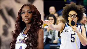$1.5 million NIL-valued Flau’jae Johnson drops 3-word reaction for Olivia Miles after USA’s win vs Puerto Rico