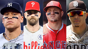 "You mean Aaron Judge";"Bryce Harper and Mike Trout are icons" - Fans roast ex-MLB pitcher's bold Manny Machado prediction