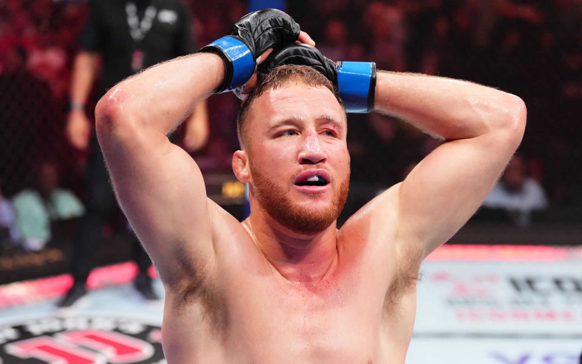 Justin Gaethje outlines his ideal next fights. [Image courtesy: Getty Images] 